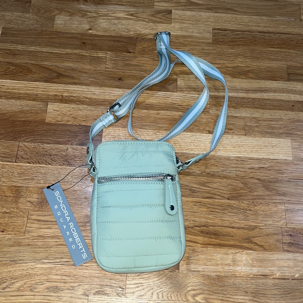 Mint green Sondra Roberts Squared crossbody